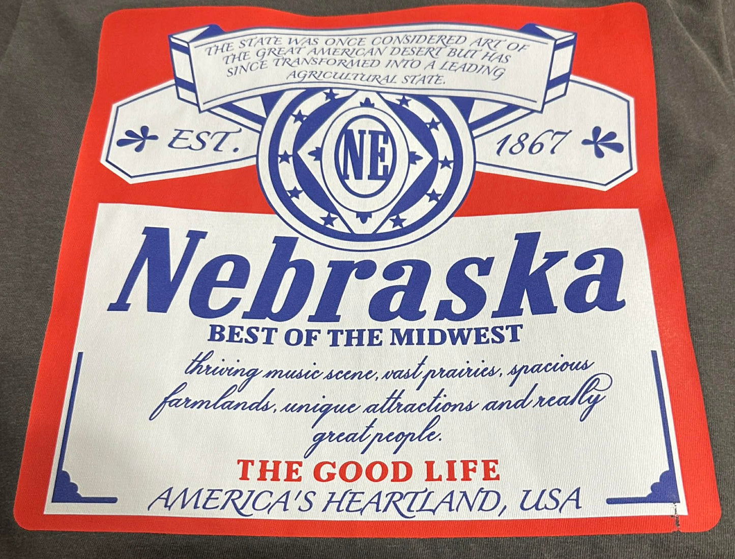 Best of the Midwest - Nebraska - Crewneck or Crop top