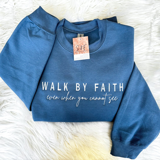 Walk By Faith Embroidery