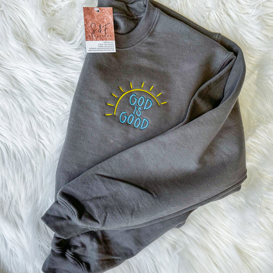 God Is Good Sunshine Embroidery