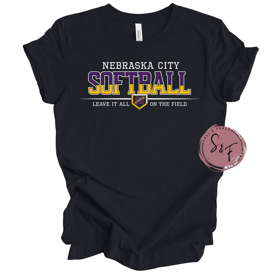 Nebraska City 14U Softball-Black Youth & Toddler