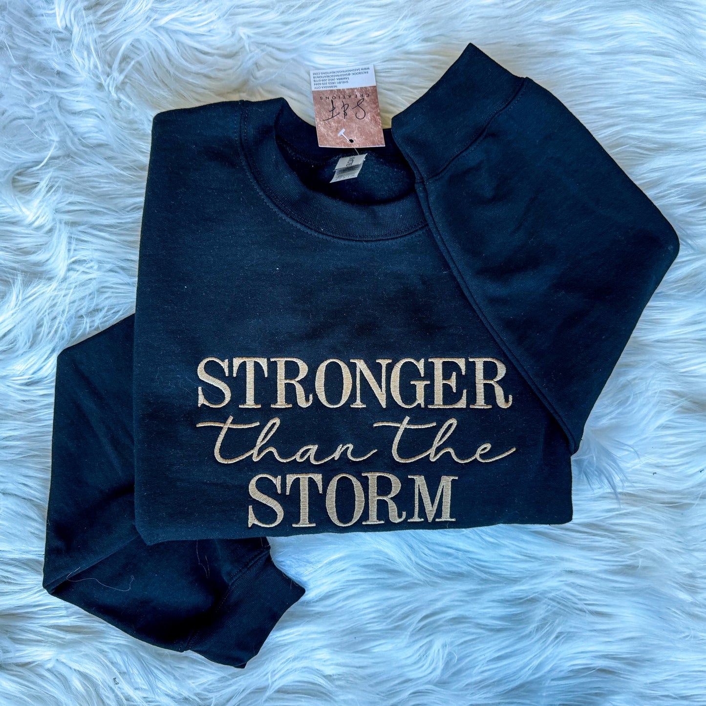 Stronger Than the Storm Embroidery