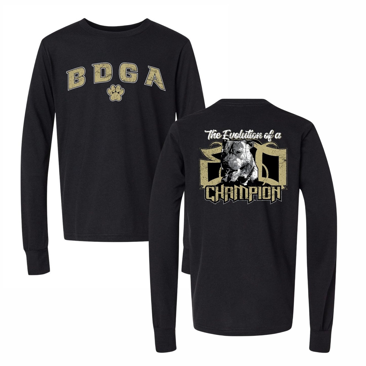 BDGA Curved Long Sleeve - Youth