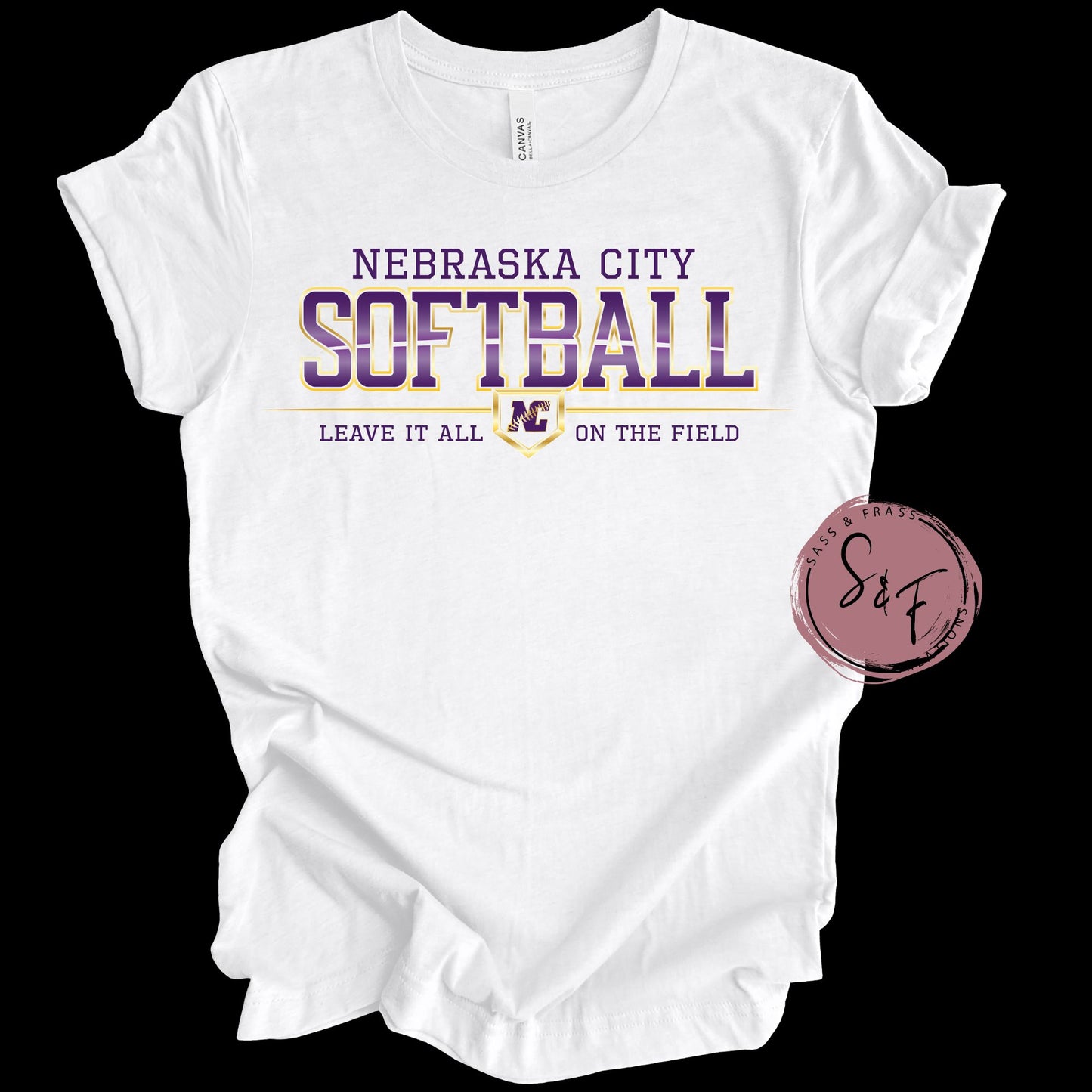 Nebraska City 14U Softball - White Adult