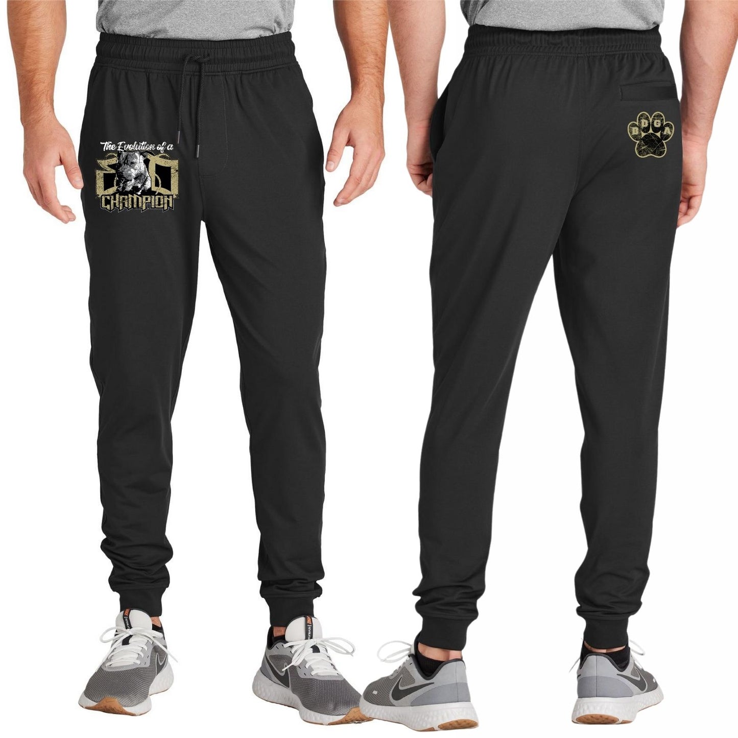 Big Dog Unisex Sport Wick Stretch Joggers - Adult