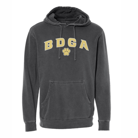 BDGA Curved Embroidered Hoodied