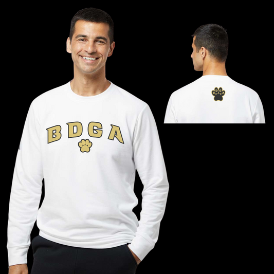 BDGA Embroidery Adidas Fleece Crew
