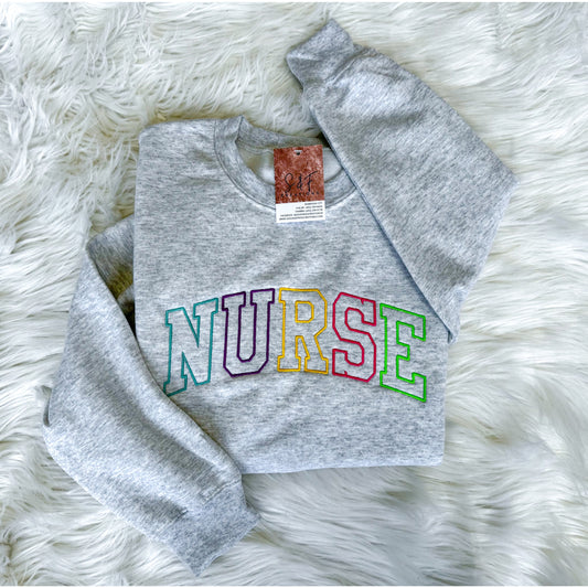 NURSE Multi Color Embroidery